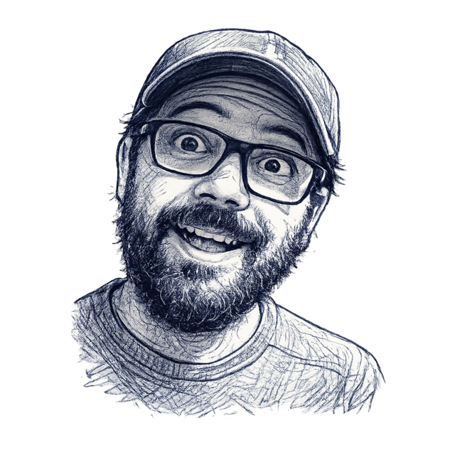 Retrato em estilo caneta Bic de Fabricio C Zuardi